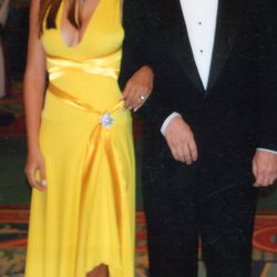 Yellow dress one size.