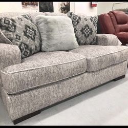 Ashley Mercado Pewter Loveseat 🌟 Brand New 🌟 Fastest Delivery 🚚  