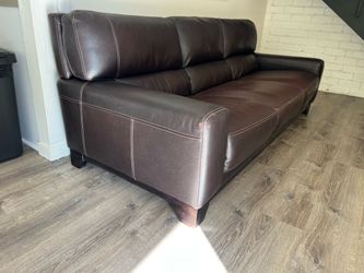 Leather couch