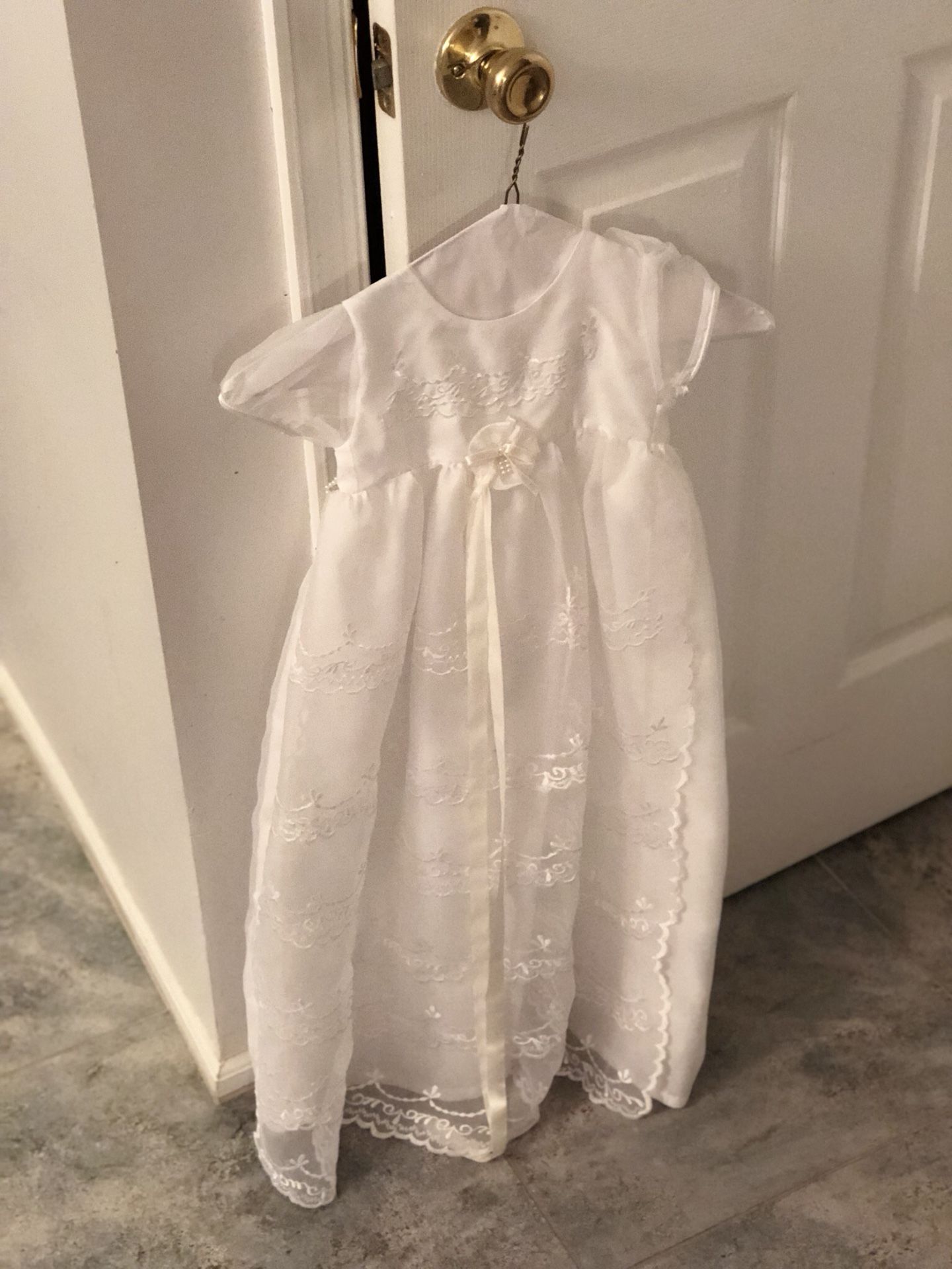 Girl christening outfit