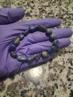 Lapis lazuli crystal healing bracelet