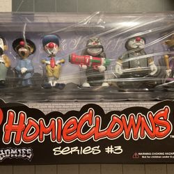 "HomieClowns" Series 3 2-Inch Figures Set of 6 Pieces by Homies