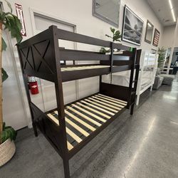 TWIN OVER TWIN BUNK BED 