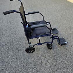 Ultra Light Transport Wheelchair. "CHECK OUT MY PAGE FOR MORE DEALS "