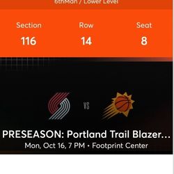 Suns vs Trailblazer 