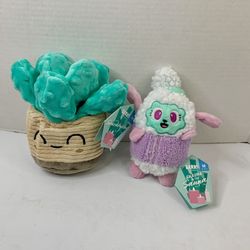 Bark Box 2 Dog Toys Squeakulent & Shauna in Sauna 