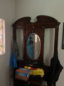 Entryway Coat tree 43x21 80 inches tall