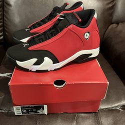Nike Air Jordan 14 Retro Gym Red Toro Size 10