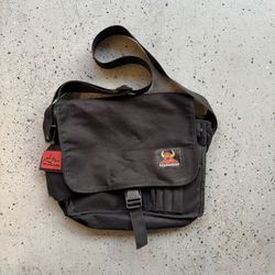 Toy Machine Black Messenger Bag Adjustable Shoulder Strap Pockets Buckle