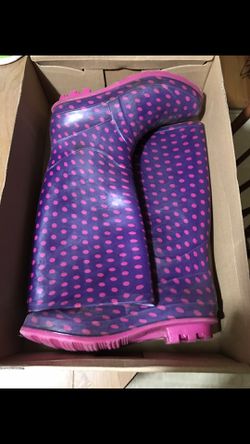 Rain Boots for Girls Size 4 ☔️☔️☔️☔️💦