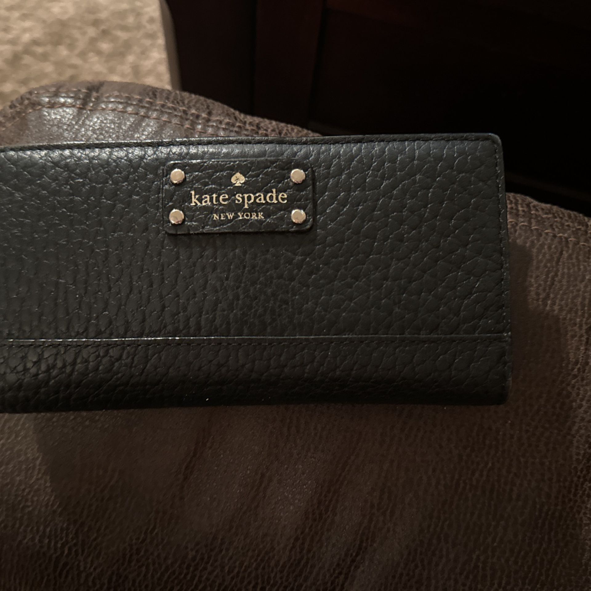 Black Kate Spade Leather Wallet