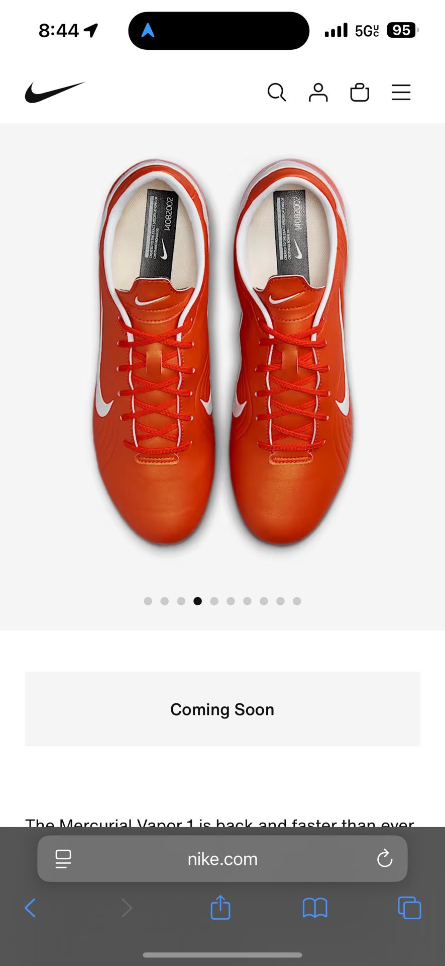 Nike mercurial RGN