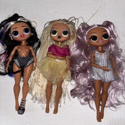 3 Lol Omg Surprise Dolls