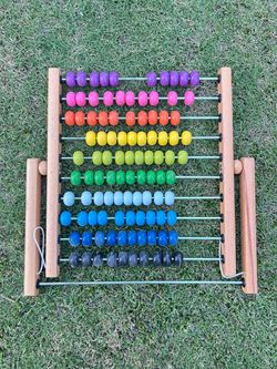 Rainbow Abacus Counting Frame