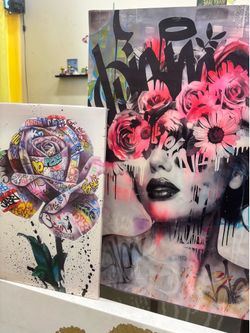 Graffiti wall art decor bundle