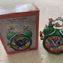 Time For Christmas Clock