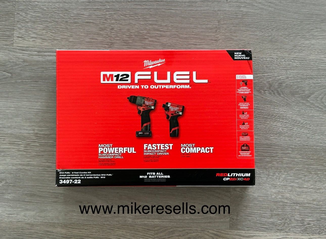 Milwaukee M12 Fuel Combo Kit (3497-22)