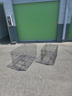 Labor Day Traveling with Pets - Folding Wire Pet Crates $20 each