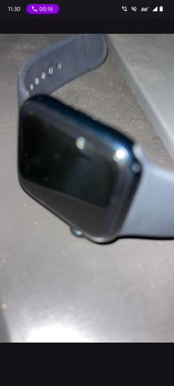 Apple Watch with Black Sport Band