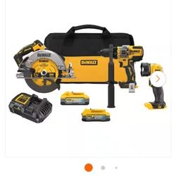 Dewalt Tool Combo Including Batteries Brand New 