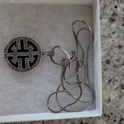 Heavy Sterling Silver Necklace 