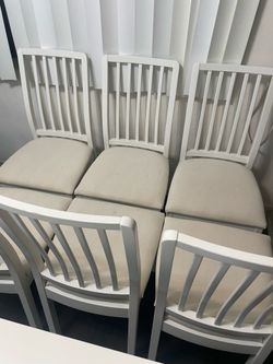 6 chairs