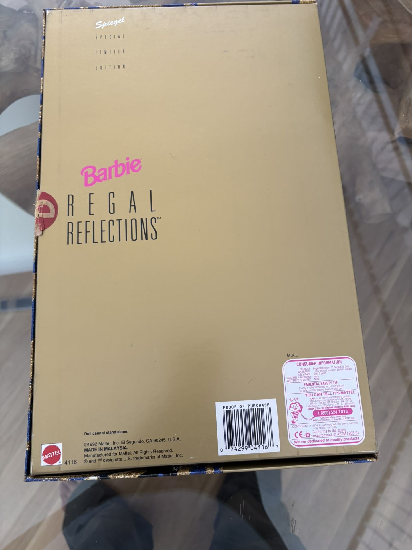 REGAL REFLECTIONS BARBIE FOR HALF THE NORMAL PRICE! (NEED TO GET RID OF)