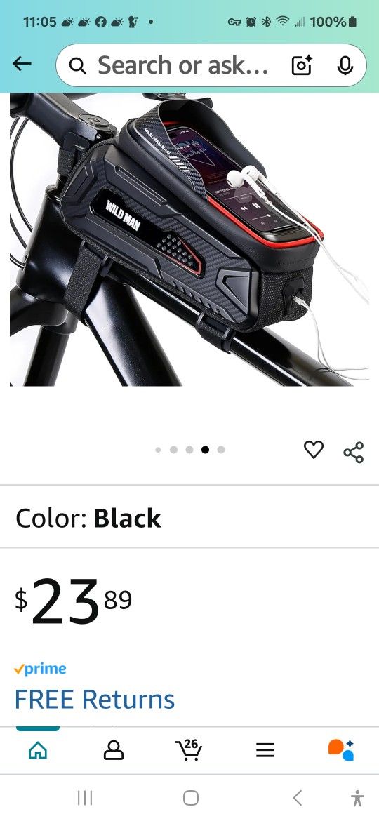 Waterproof Bike Frame Bag