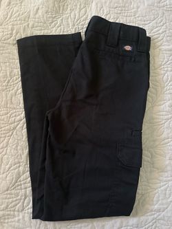 Dickies flex slim straight black cargo pants size 14