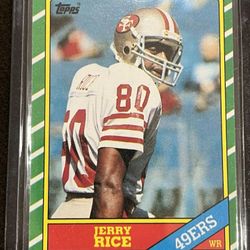 Super Nice Jerry Rice Rookie Card In MINT CONDITION 