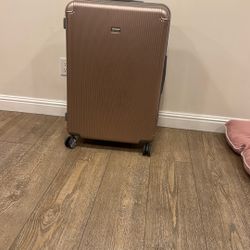 Rose Gold Large Luggage 