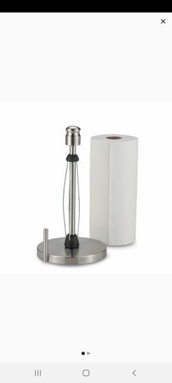 Stainless steel paper towel stand