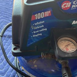 Campbell Hausfeld 100 PSI Air Compressor – Portable (Includes Hose)
