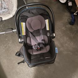 Graco Snugride 35 Lite LX Baby Car Seat, Graco Baby Swing And Two Other Baby Chairs