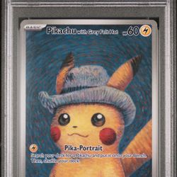 Van Gogh Pikachu Pokemon Card PSA 10 For Sale Or Trade for Sale in Los  Angeles, CA - OfferUp