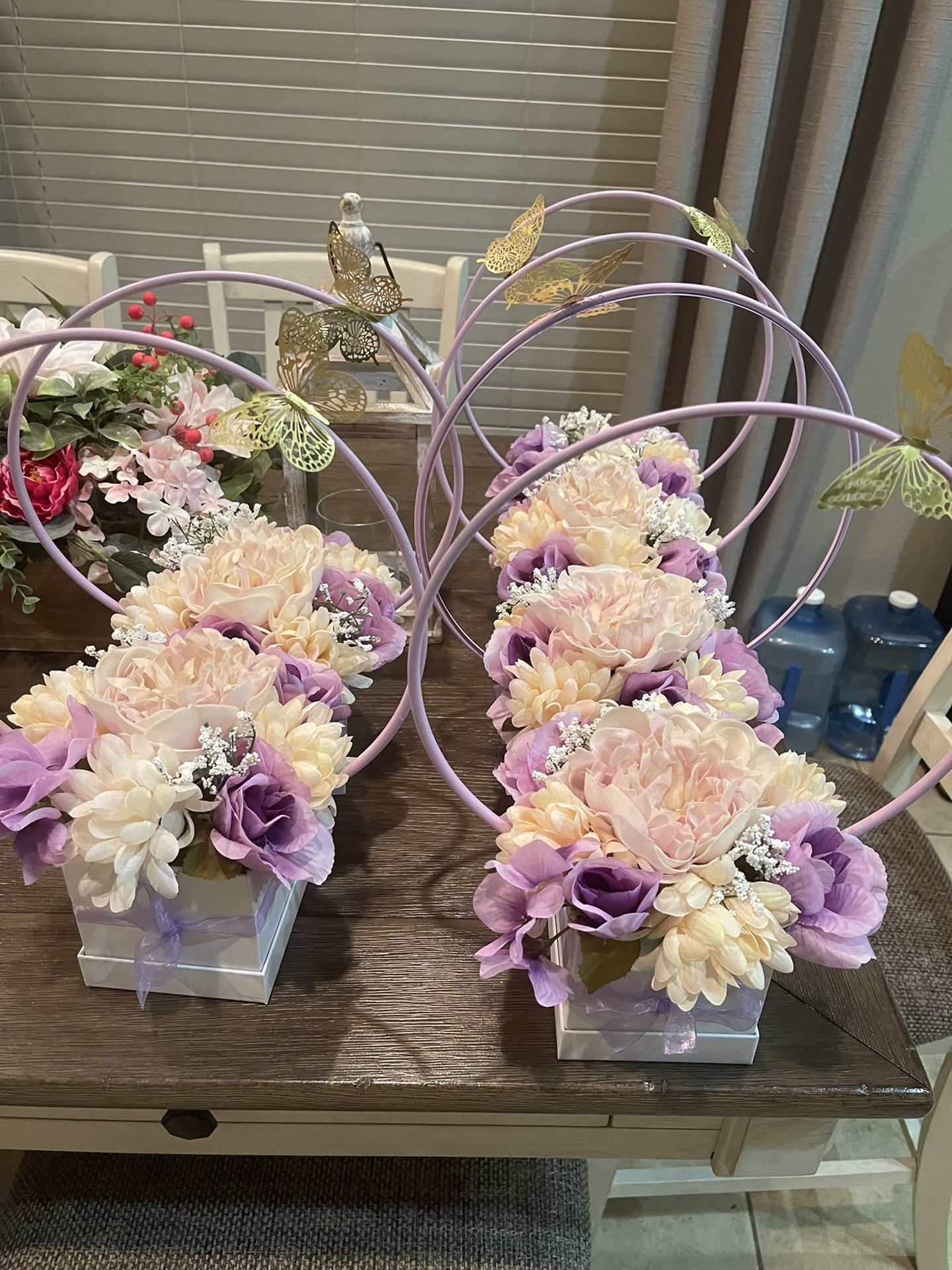 Butterfly centerpieces