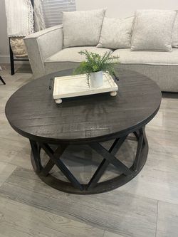 Brown coffee table