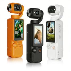 Q7 CCD Digital Camera - 180° Rotating Lens Pocket Vlog Camera - New Sealed