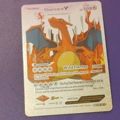 Charizard V Silver Foil Collectors Card 