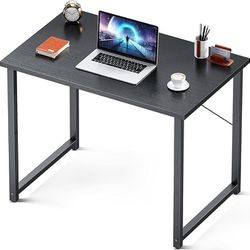 Computer Desk, Modern Simple Style Desk for Home Office, Study Student Writing Desk, Black