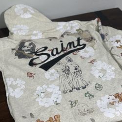 🔥 Saint Michael x Denim Tears Graffiti Sweater (Large) – Brand New w/ Tags 🔥