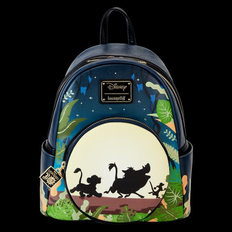 Loungefly 30th Anniversary Hakuna Matata Silhouette Lion King Mini Backpack