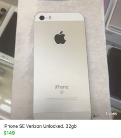 iPhone SE unlocked Verizon 32gb