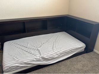 Twin day bed with mattress and boxspring included