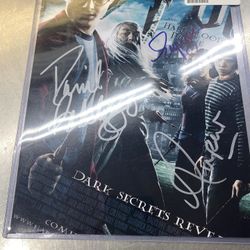 Singed And Certified  Poster