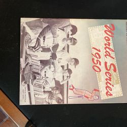 1950 World Series Program