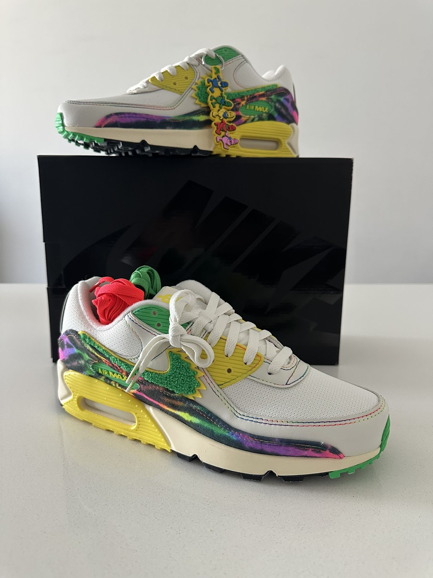 Nike Grateful Dead Oregon Ducks Air Max 90 (IM2511-100) Men’s Size 10