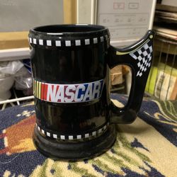 NASCAR 2004 Sherwood Racing Tall Black Cup / Mug  Beer Stein 6" Tall microwave & dishwasher safe