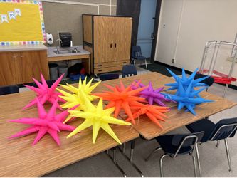 11 inflatable stars balloons fun party decor