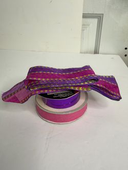 Purple and pink ribbon